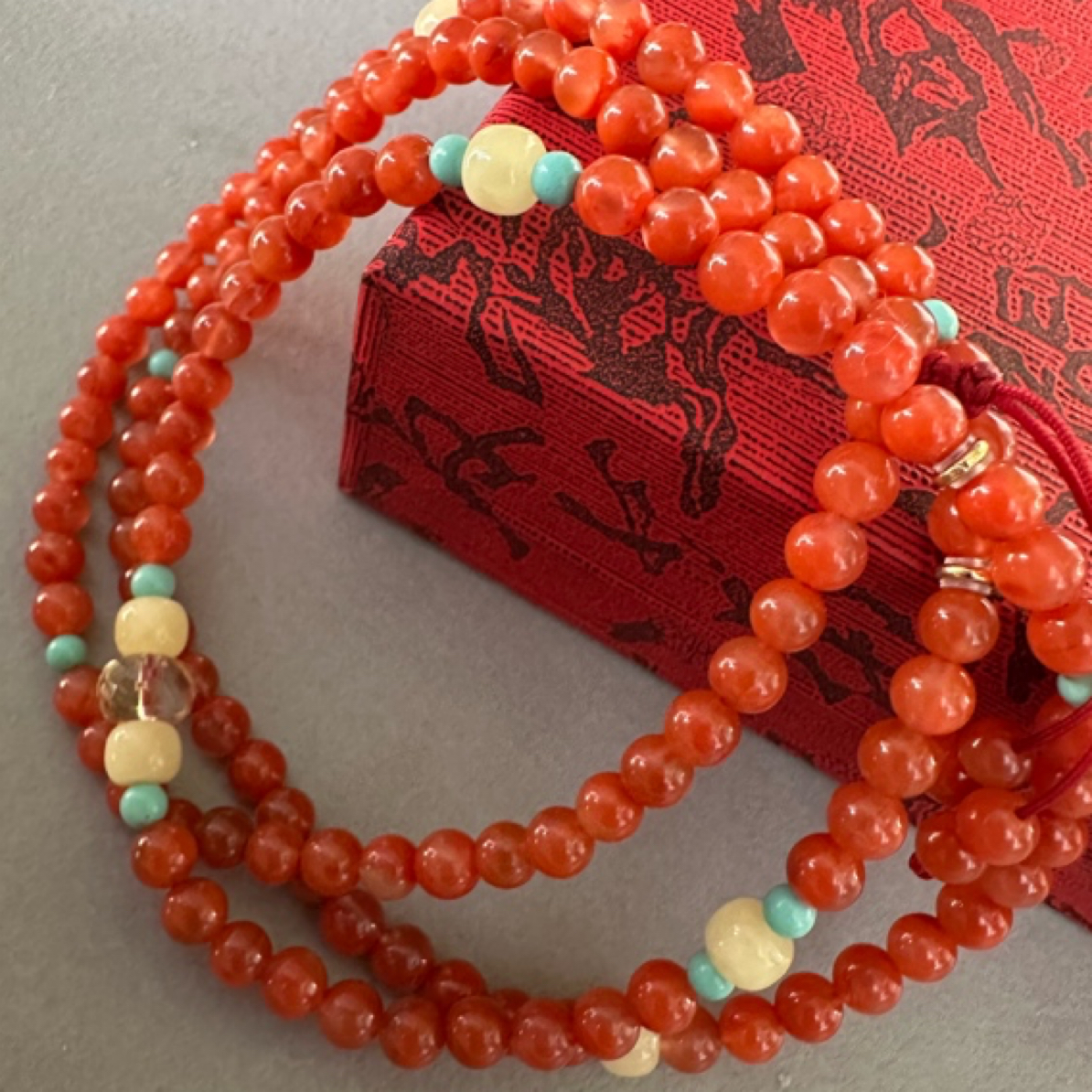 南红小米长链原创设计款简约