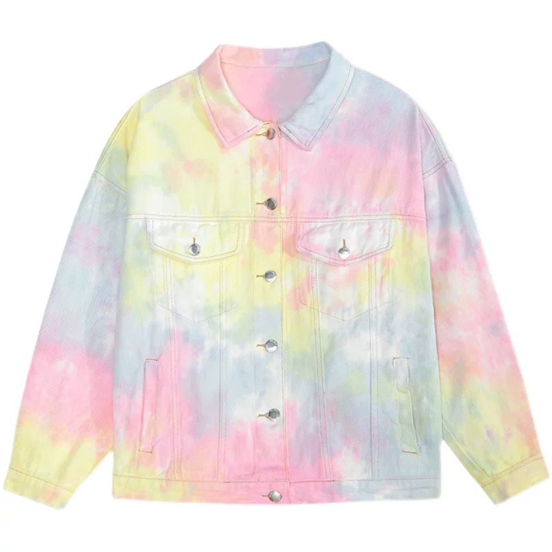 主播推荐~001-050牛仔外套复古宽松机车百搭休闲减龄款