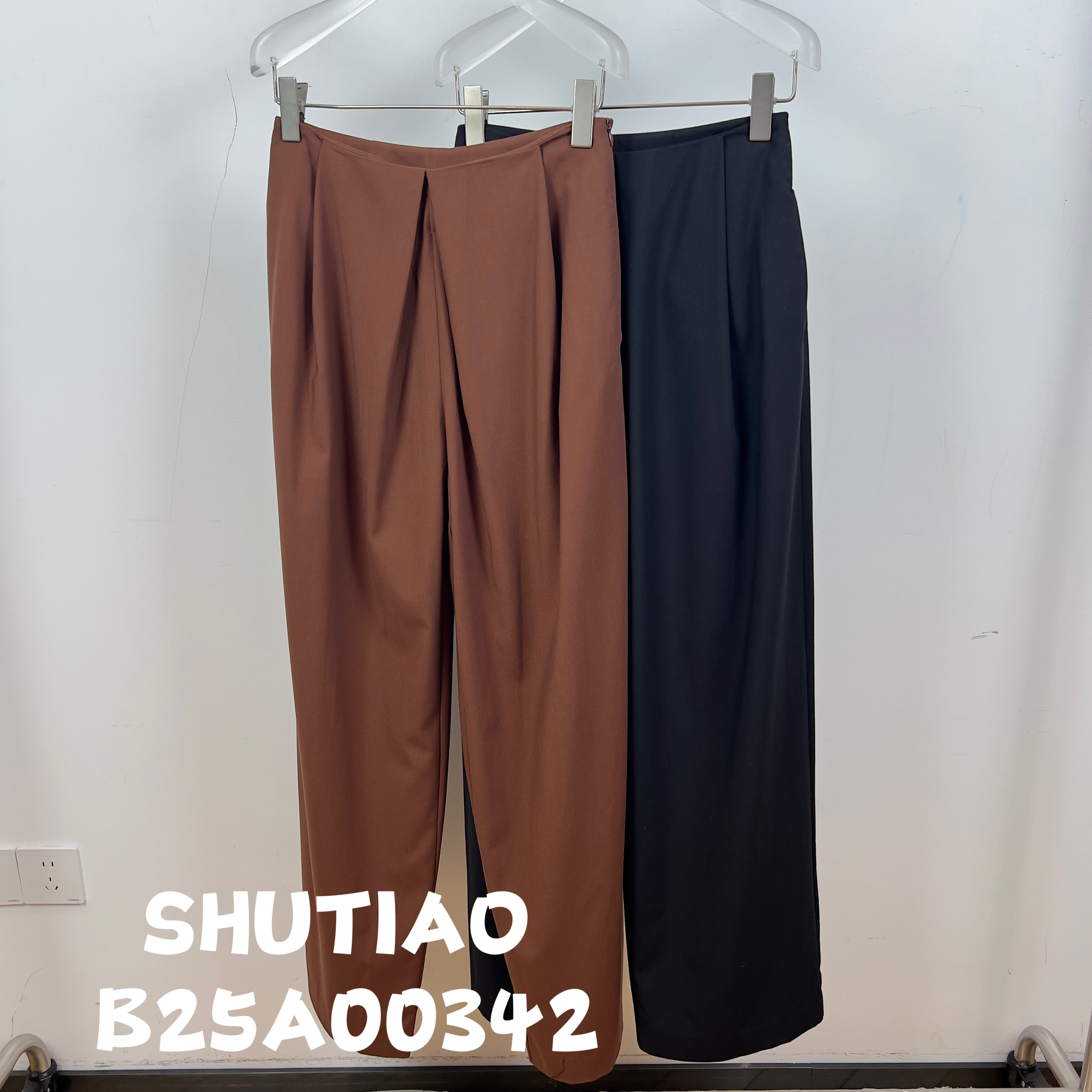 【SHUTIAO】2024秋冬：新款小众设计款裤子B25A00342