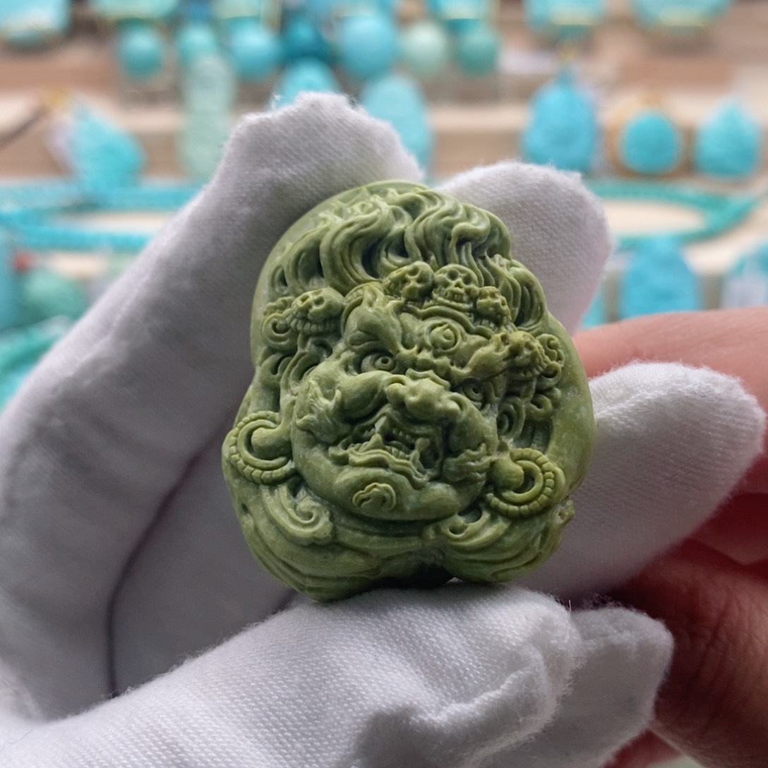 绿松石珠宝奇石未镶嵌