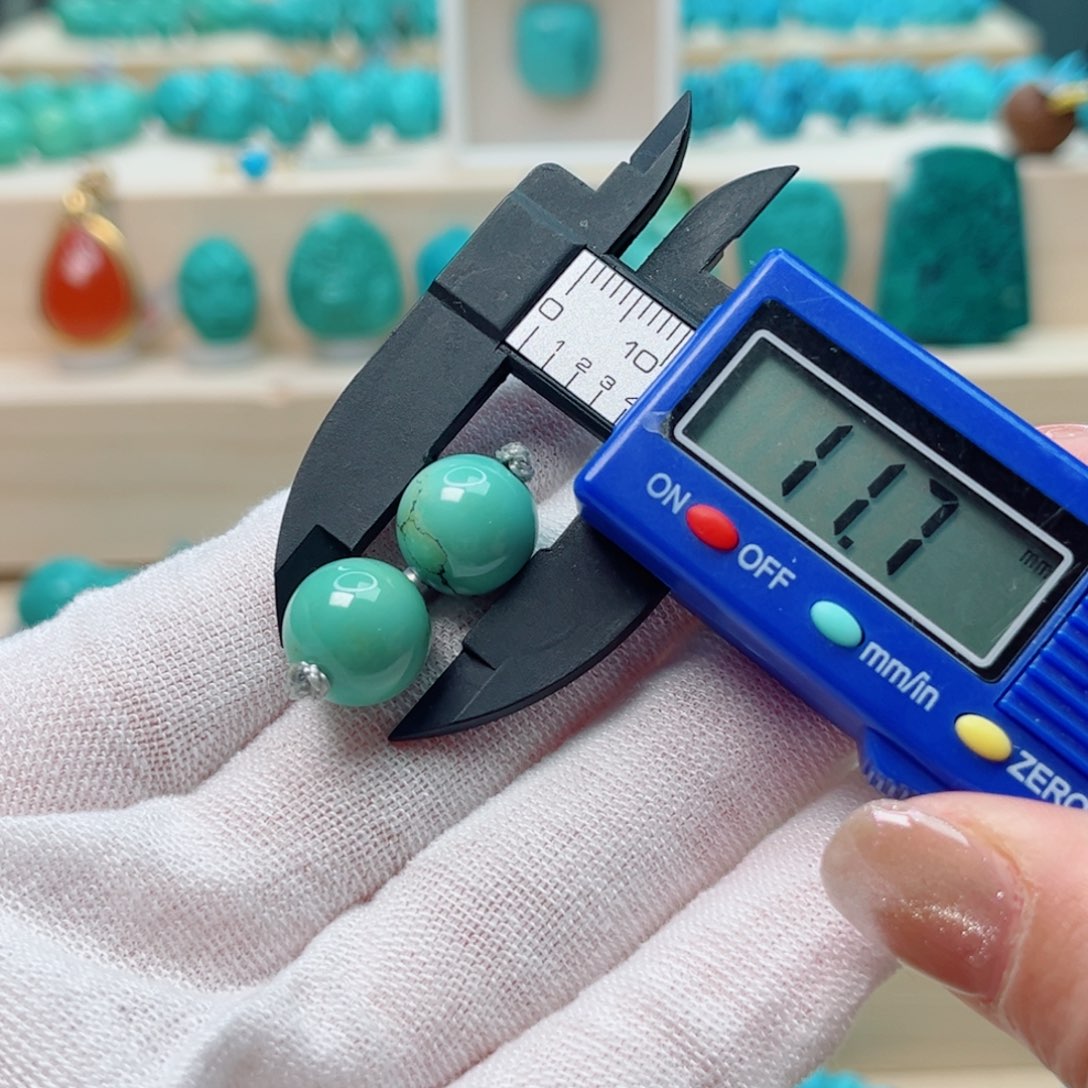 绿松石圆珠未镶嵌