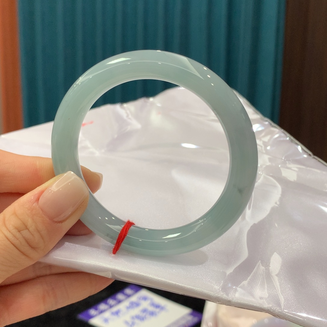 未镶嵌手镯翡翠完美者慎拍圈口53.3