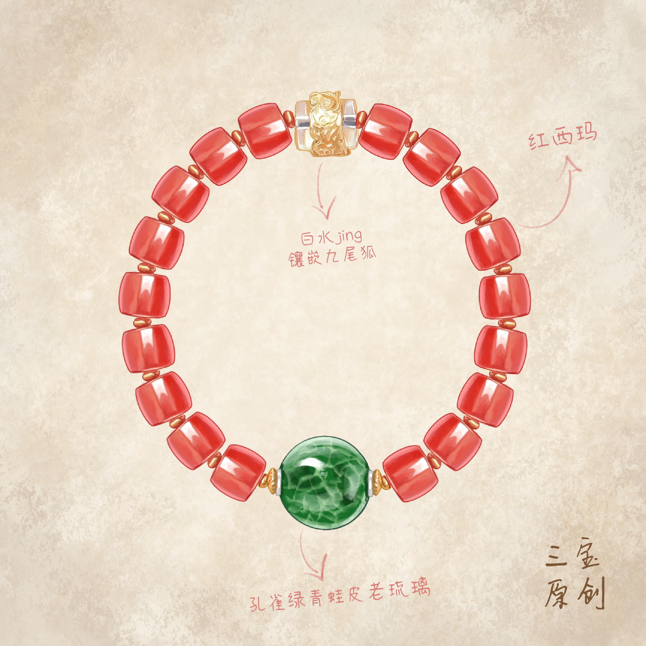 合金手链 【芳华】【机遇/贵人】手链女生饰品轻奢精致小众高级感S139