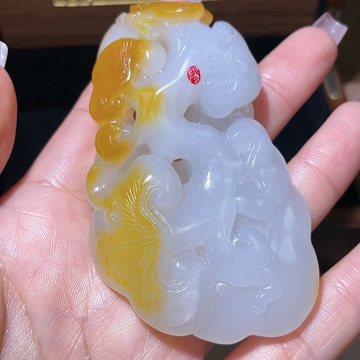 和田玉未镶嵌颈饰X7