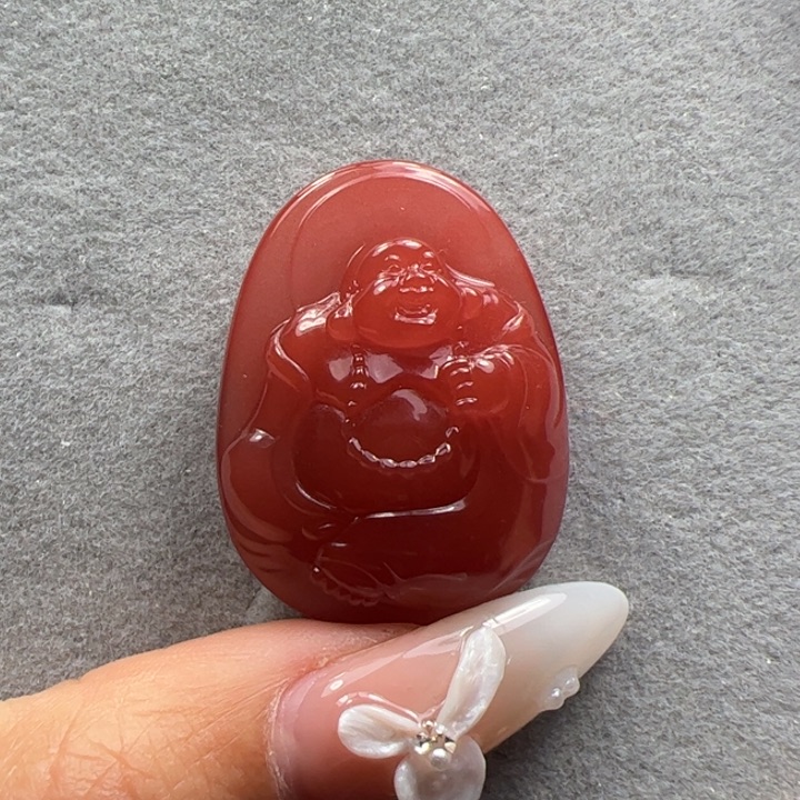 未镶嵌吊牌南红玛瑙