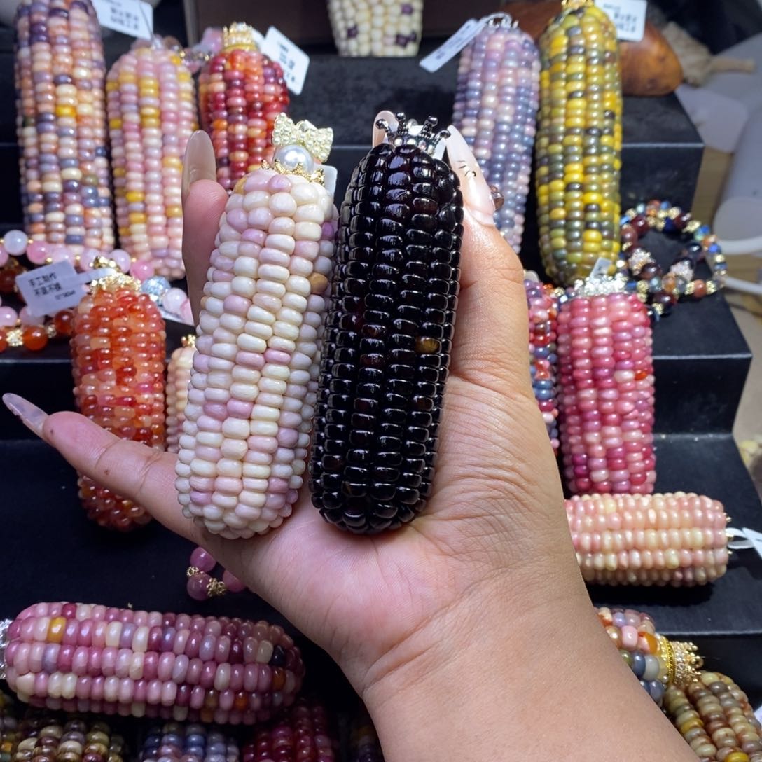 玉懒****?文玩玉米打包价格两个高货