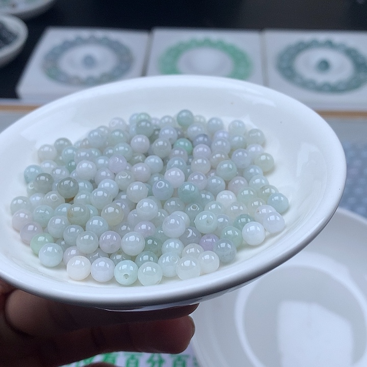 翡翠散珠100颗翡翠卡5加