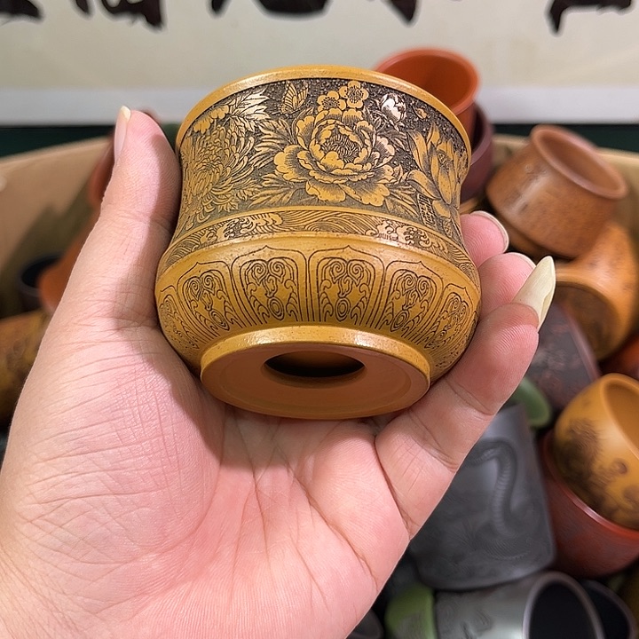 茶杯紫砂全手工紫砂主人杯