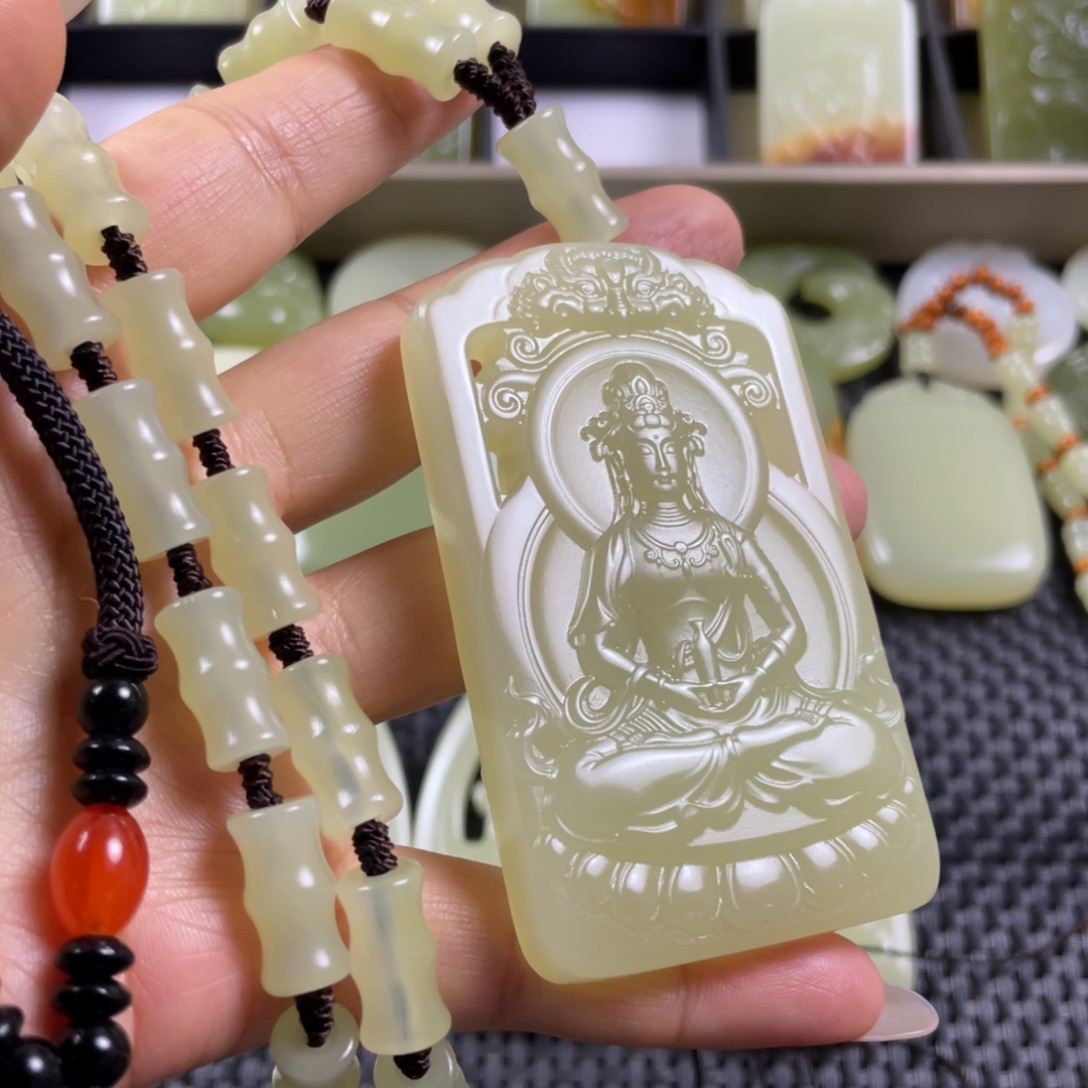 石材观音一物一拍