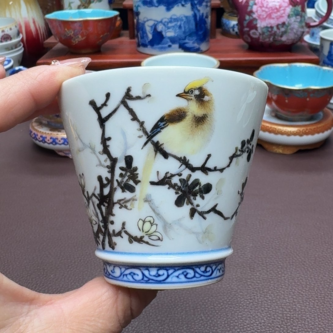 瓷片景德镇仿古手工制作精品展示