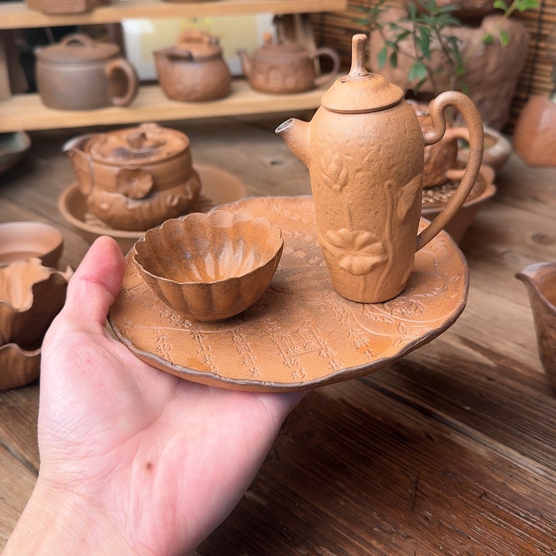 原矿老岩泥茶器系列
