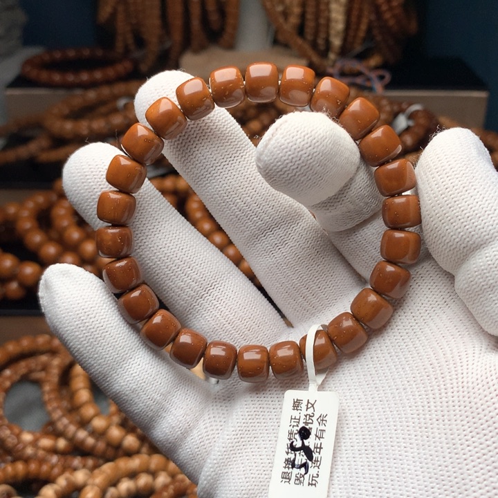 非金属木质紫金鼠9×8短轴道珠老型单圈精品