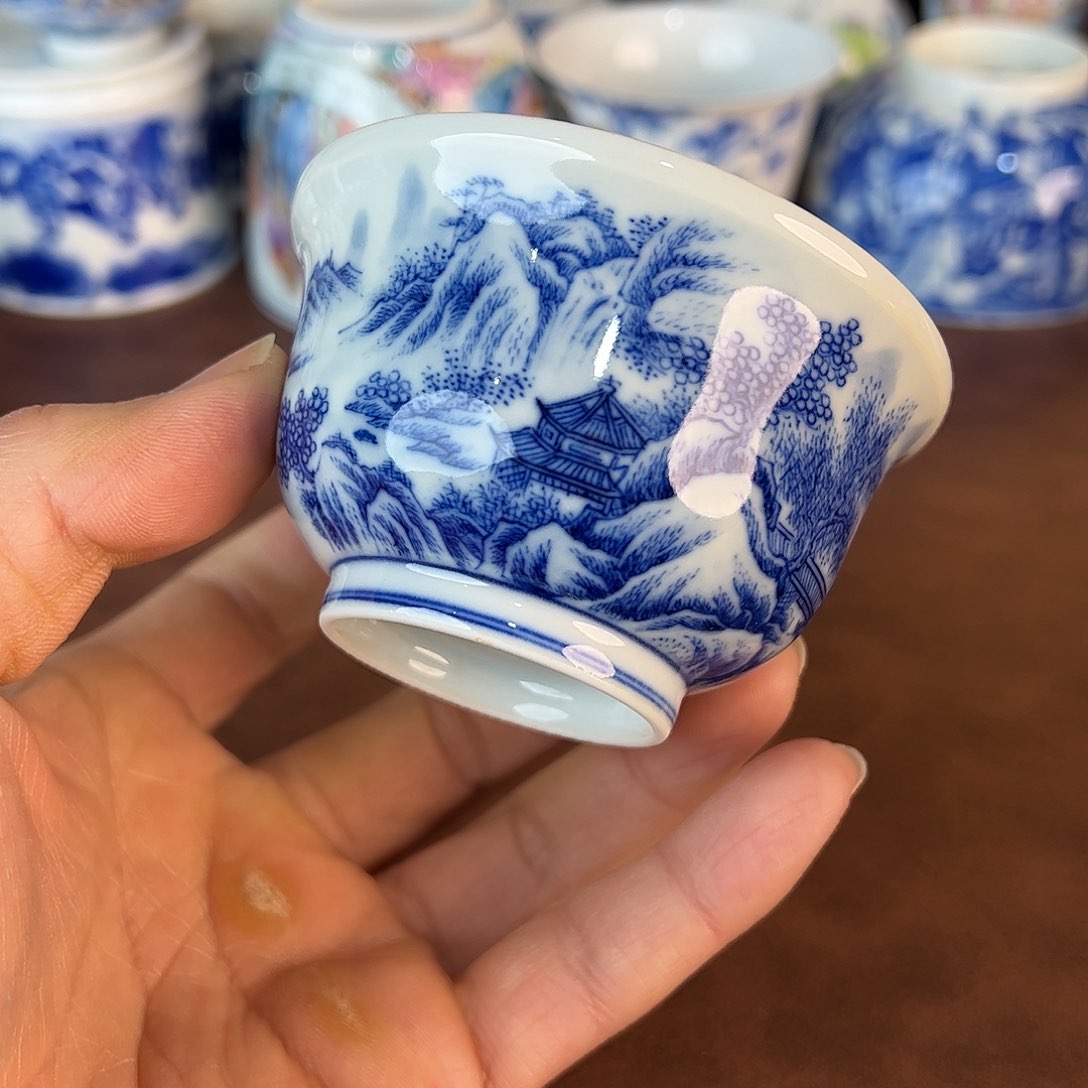 杯景德镇全手工手绘陶瓷