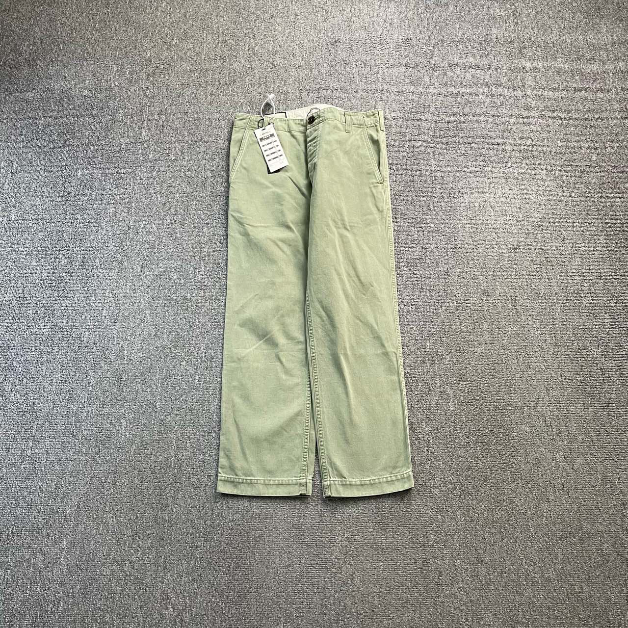 95新 GUCCI/古驰 ll 绿色长裤 32码bc903349