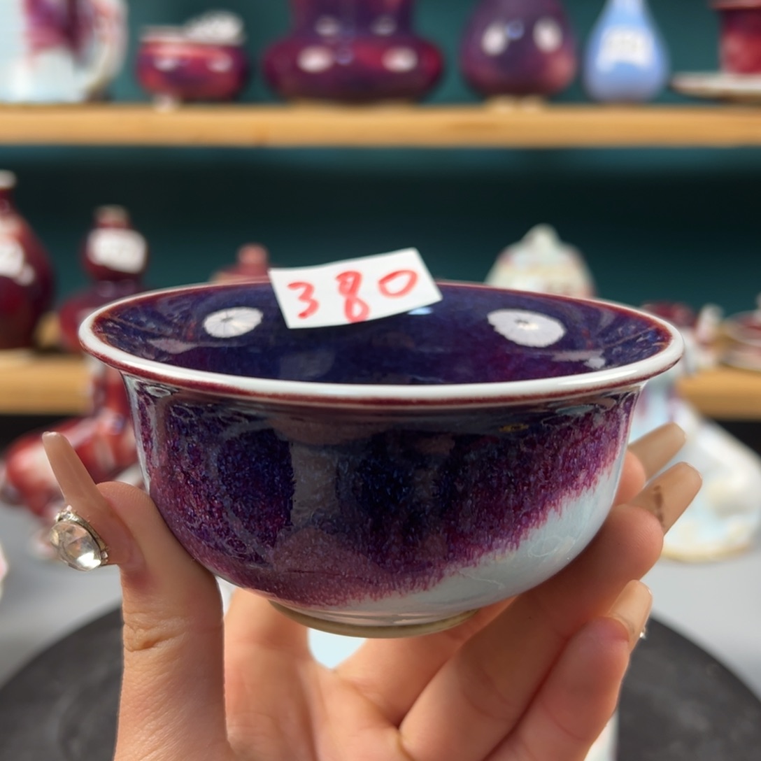 瓷片微瑕主人杯纯手工