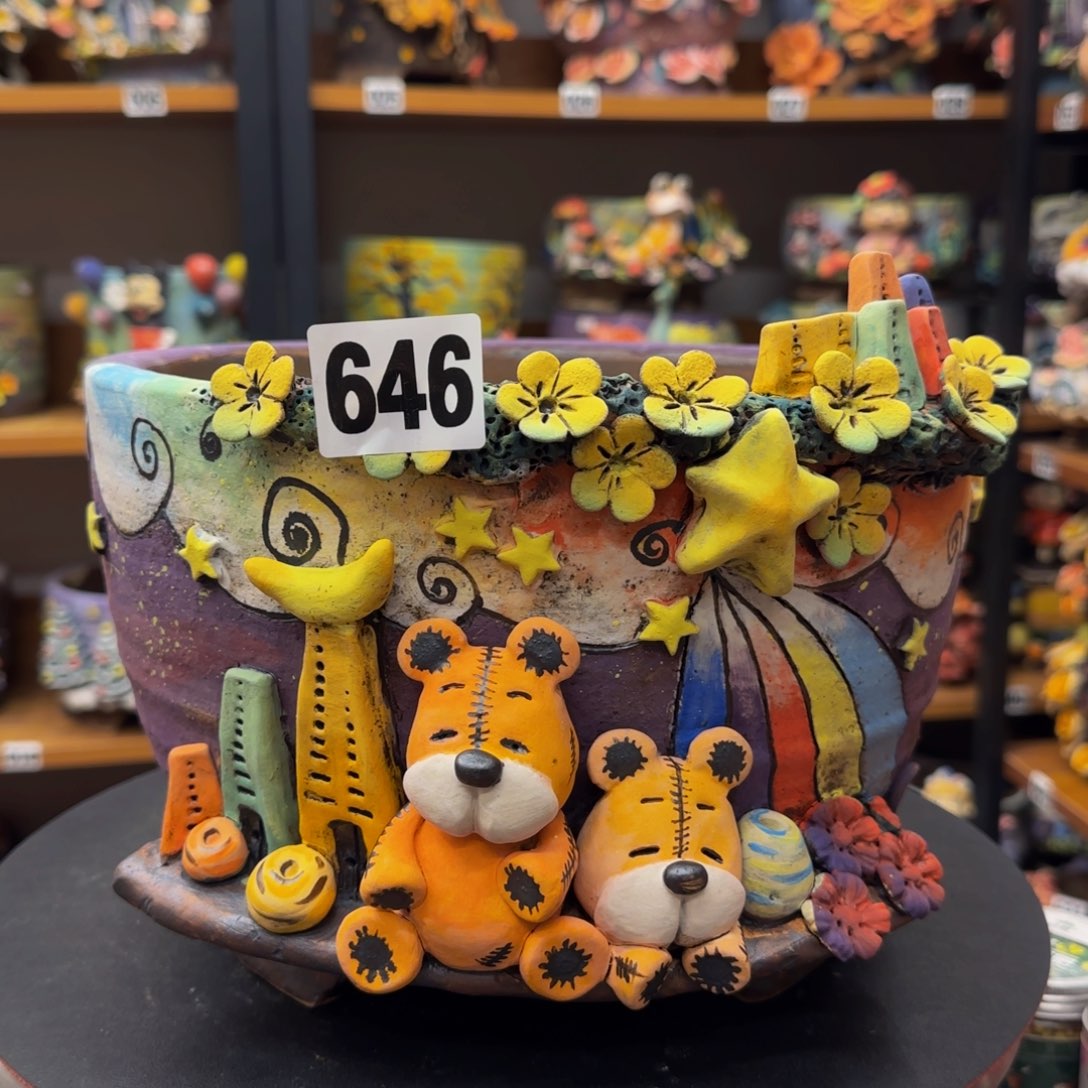 【闪购商品】粗陶手捏