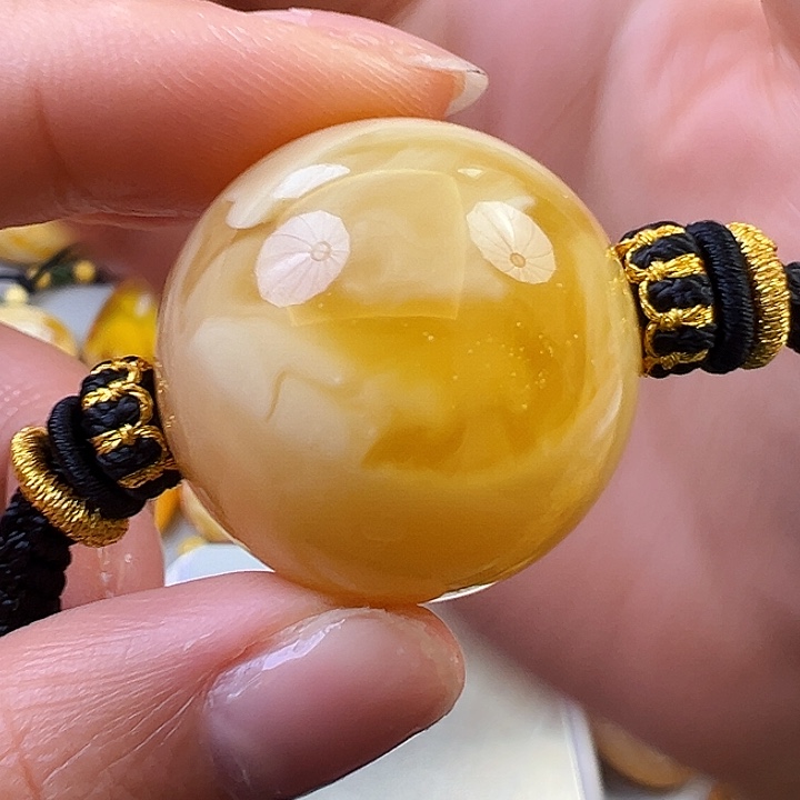 蜜蜡颈饰未镶嵌蜜蜡