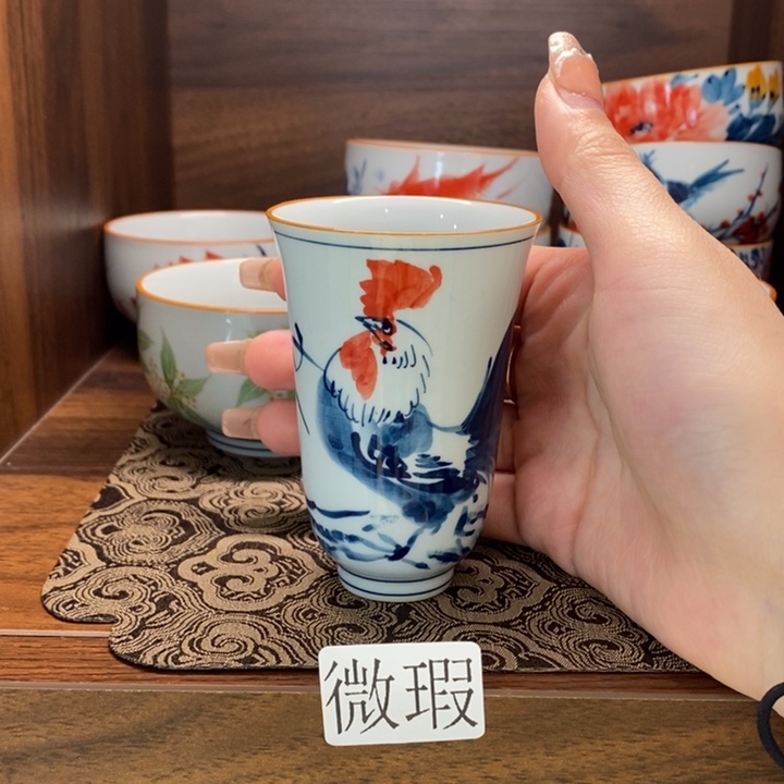 釉下老陶泥手工绘制