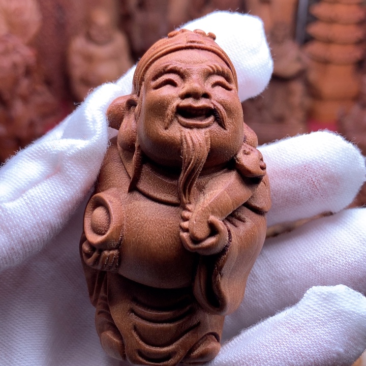 檀香木把件老山檀手把件吊坠