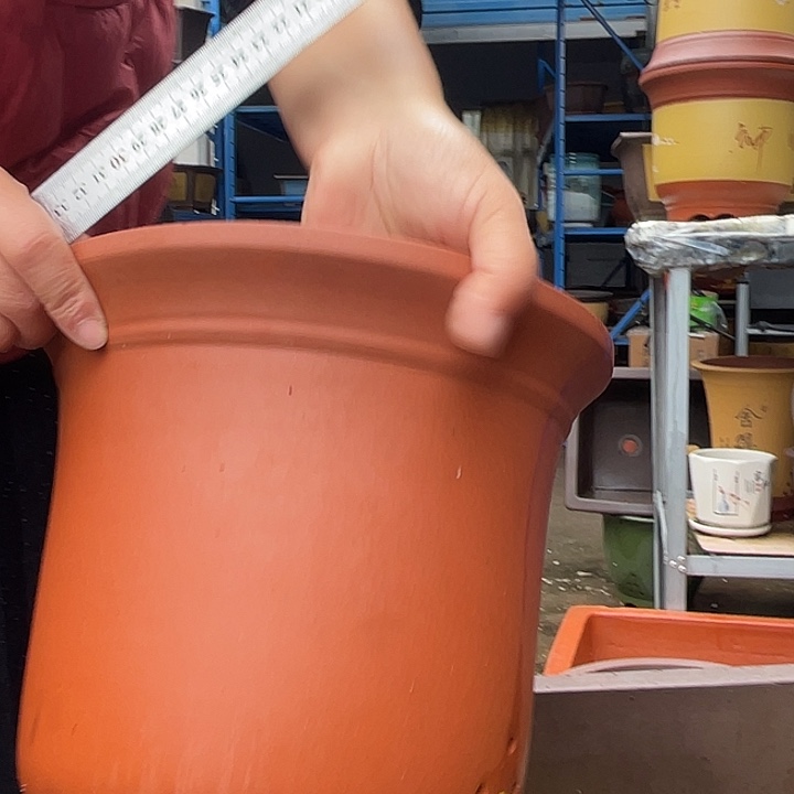 紫梦口径27金钟花盆紫砂花盆
