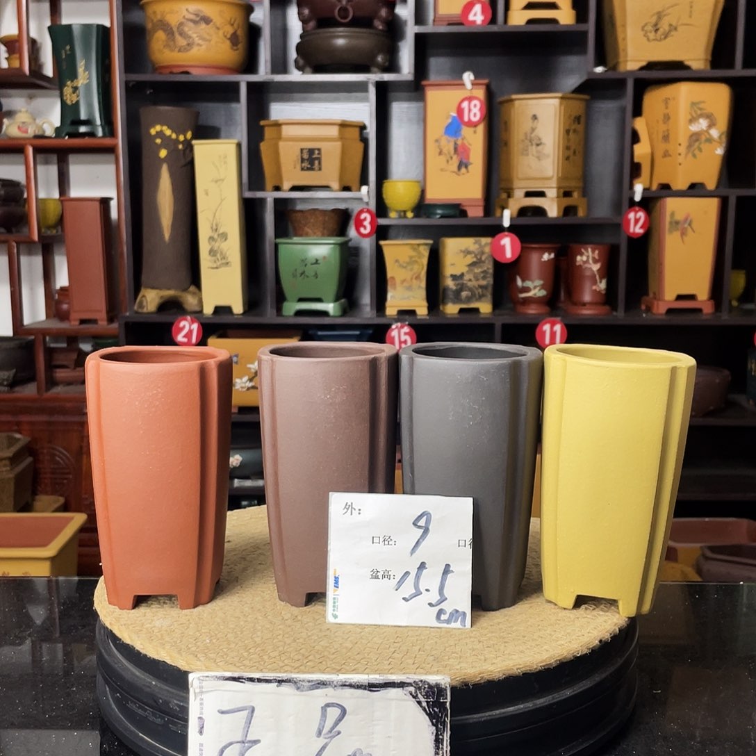 紫砂D-婉秋紫砂花盆