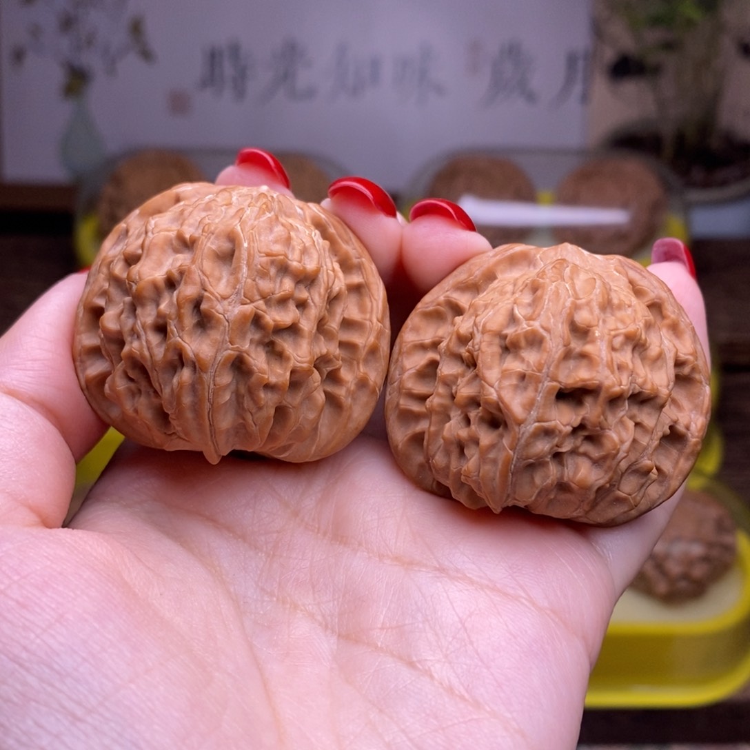 文玩核桃把件全品41+山地磨盘A02