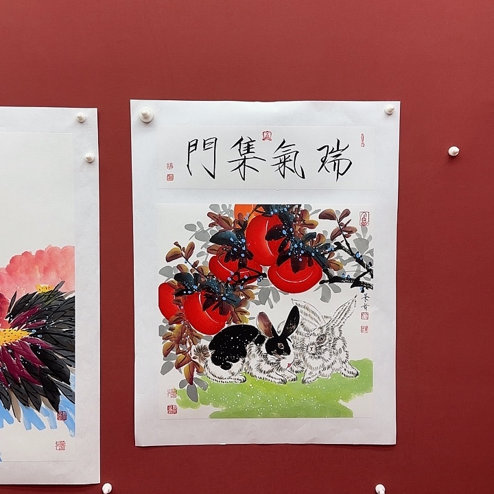 用****2瑞气集门年画好好看