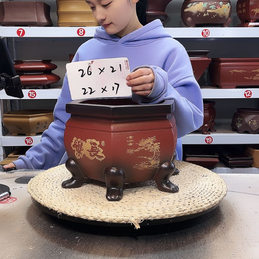 花盆紫砂紫砂花盆