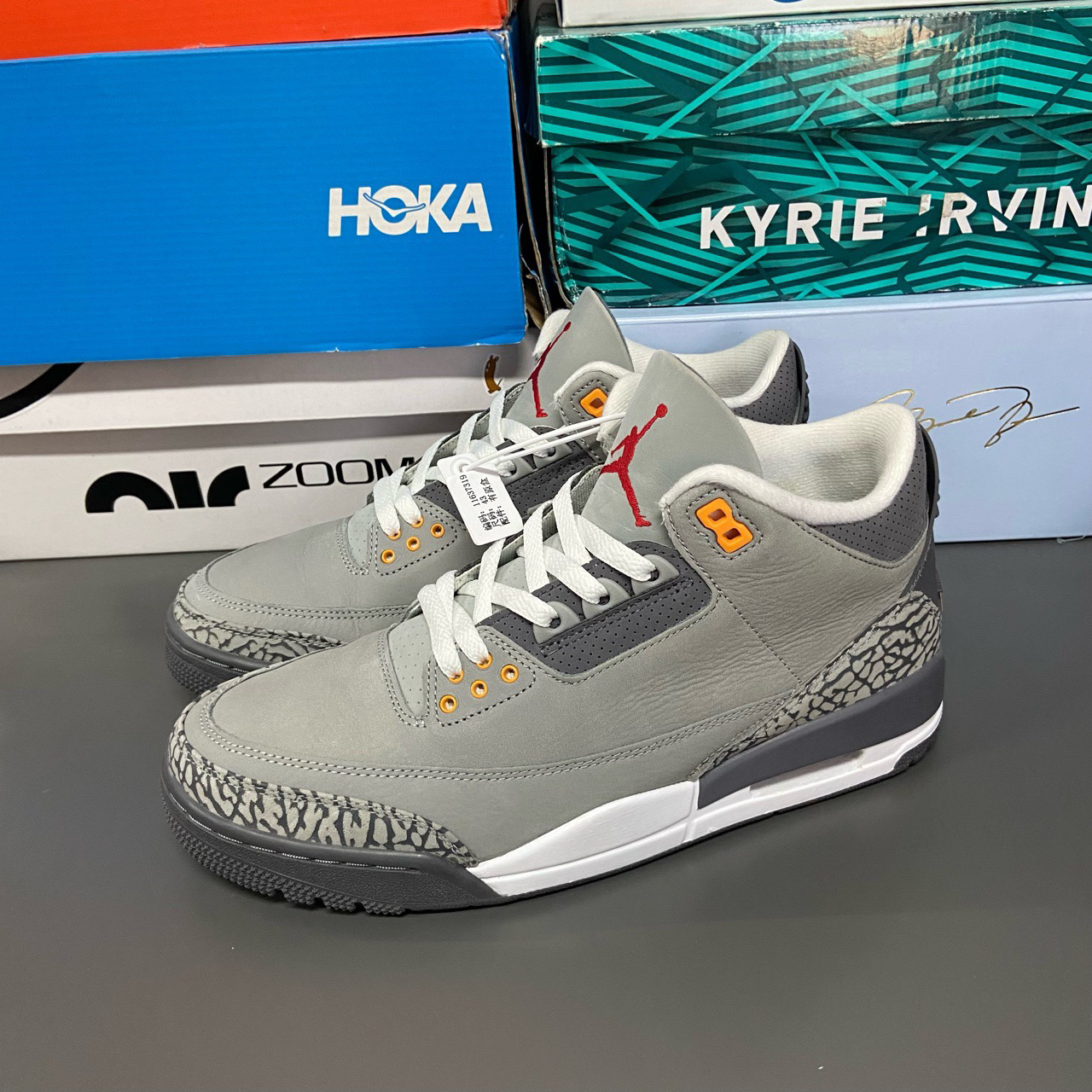 95新 AIR JORDAN 43码 aj3 酷灰 小恐惧 11637319