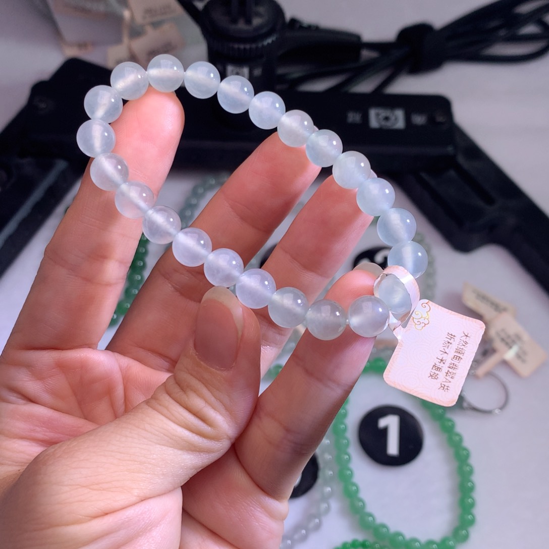 未镶嵌手链翡翠卡8.5