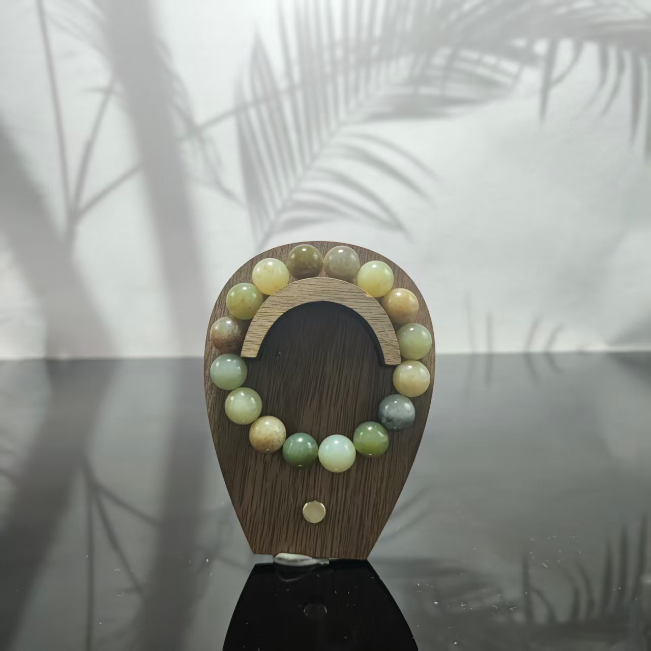 L和田玉多宝圆珠手串（卡12）0346