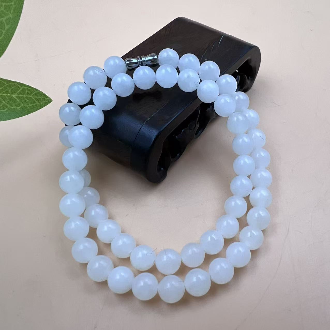 A1142 和田玉珠链 YBY63120231