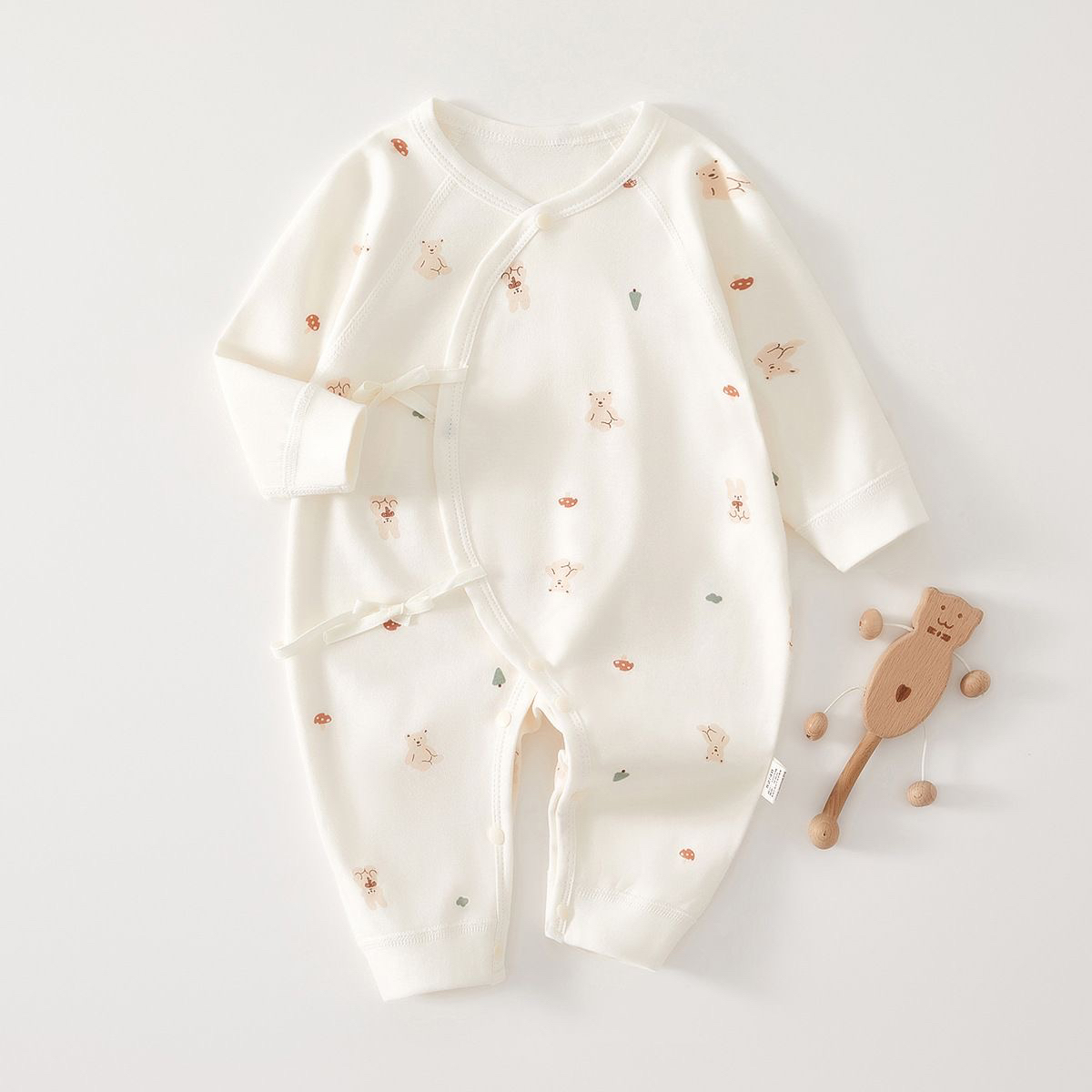 1-200新生儿纯棉蝴蝶衣分体衣哈衣四季款（过款展示链接）长袖