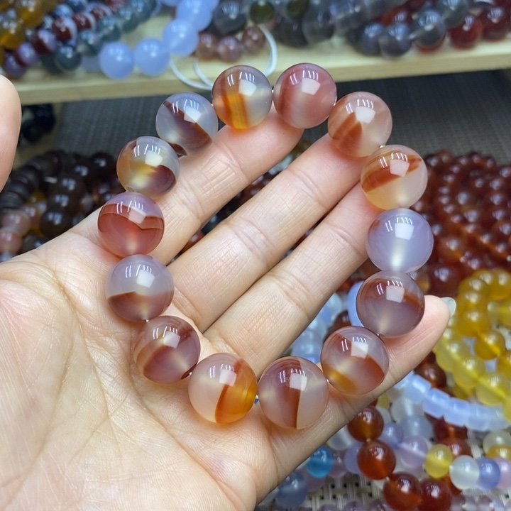 玛瑙/玉髓未镶嵌手链