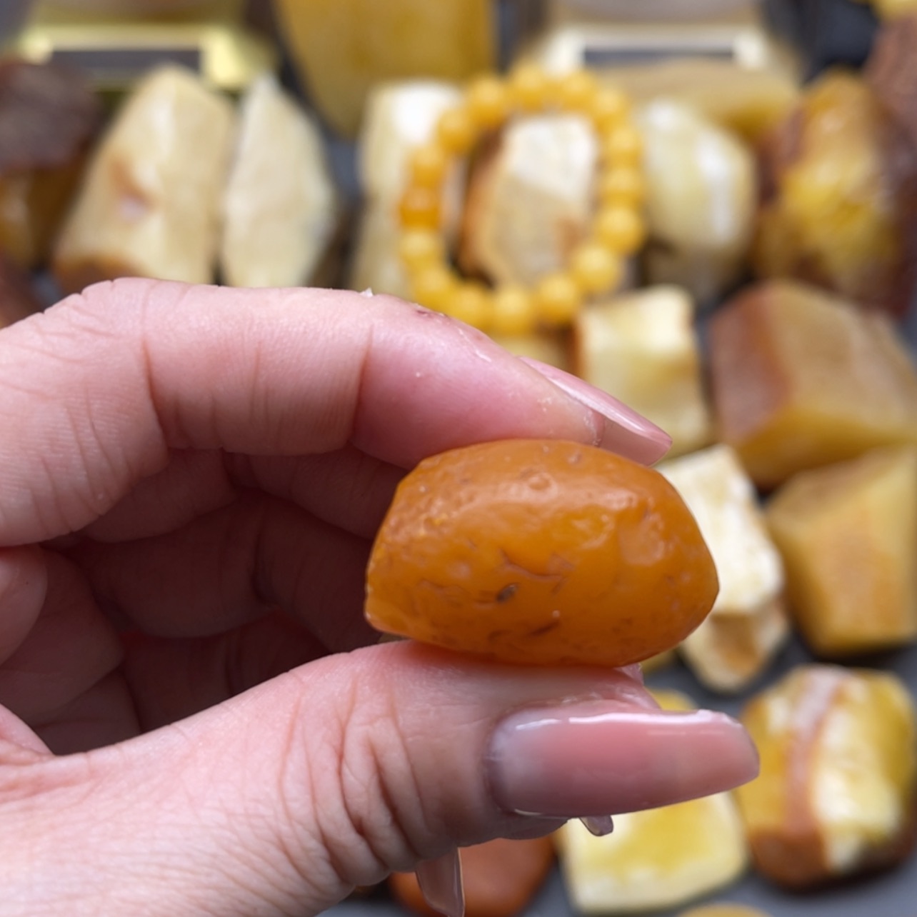 【闪购商品】未镶嵌定制琥珀天然琥珀蜜蜡原石定制