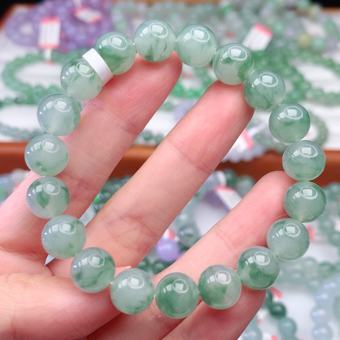 翡翠手链未镶嵌翡翠10mm