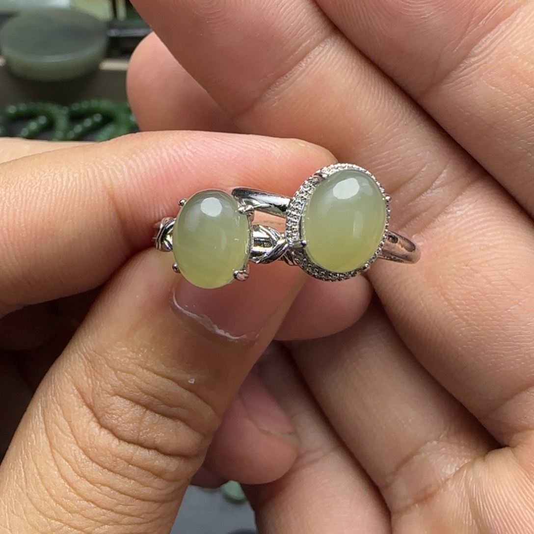 和田玉颈饰未镶嵌拍一发一