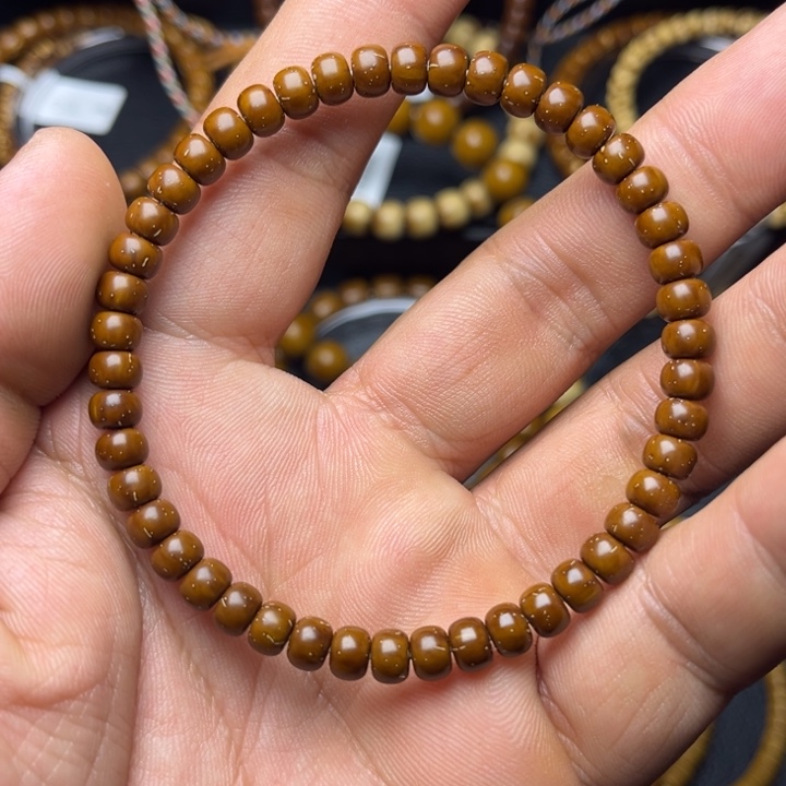 紫金鼠手串纯肉鼠尖老型纯色6尺毕业货精工暴力归圆