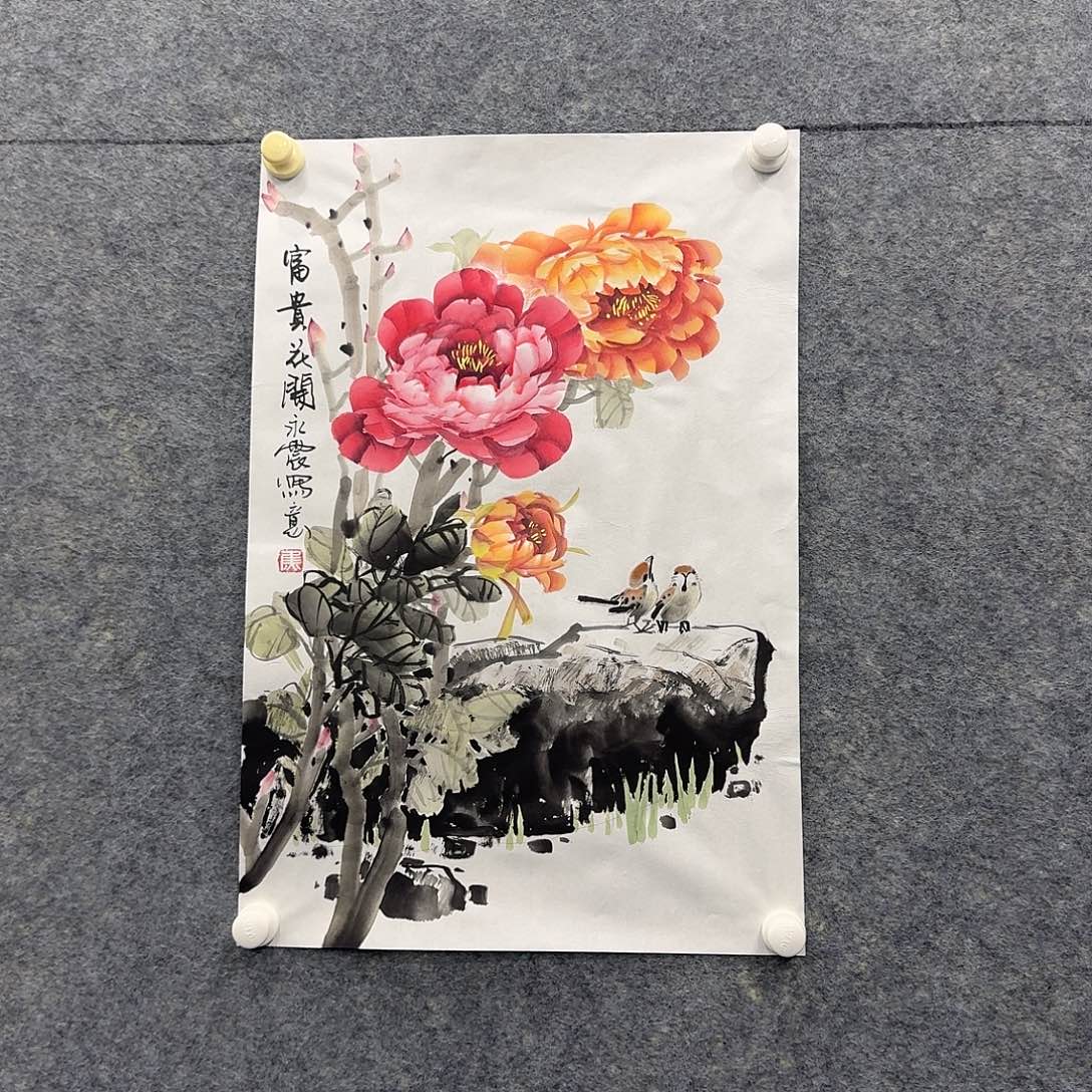 国画国画纯手绘制