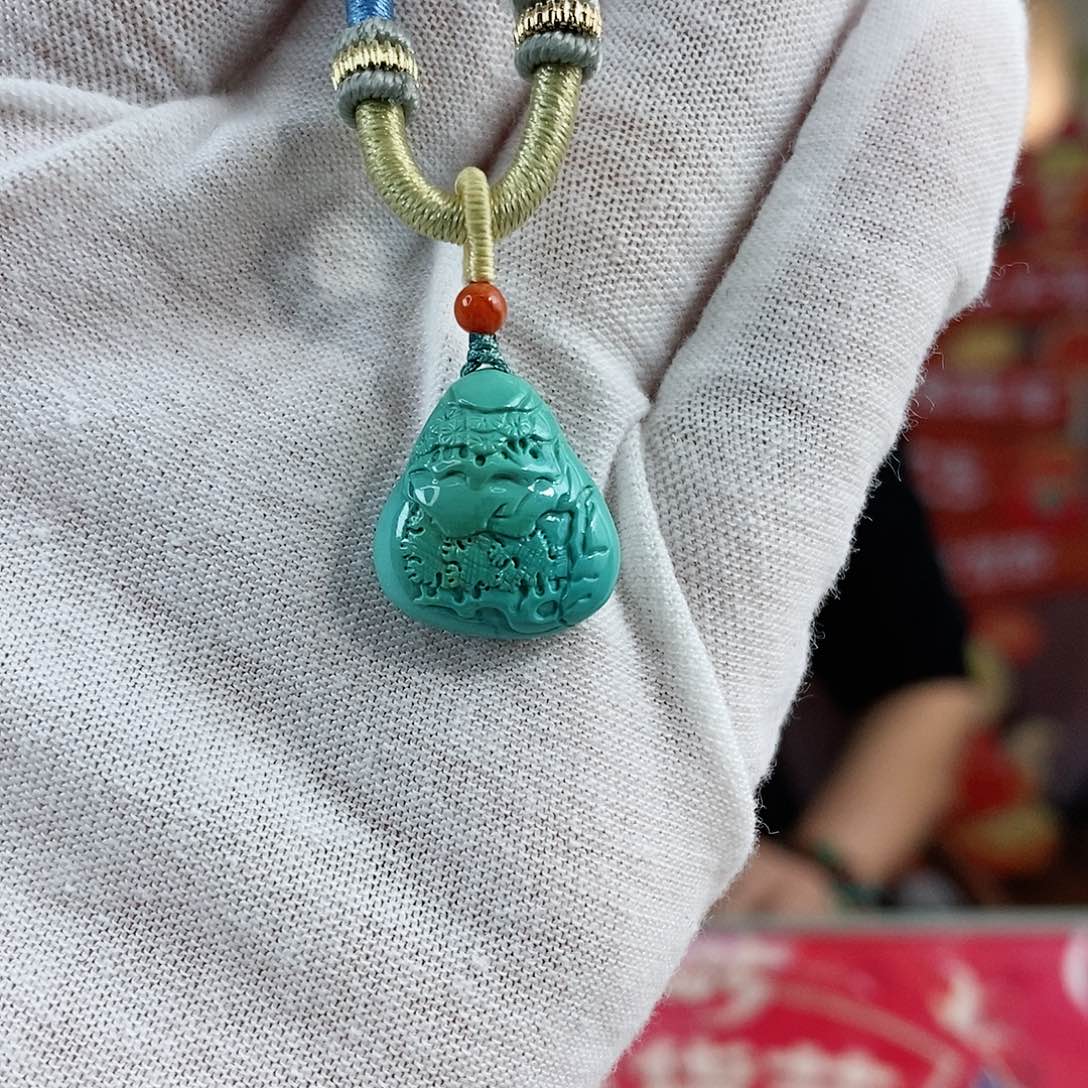 绿松石珠宝奇石未镶嵌