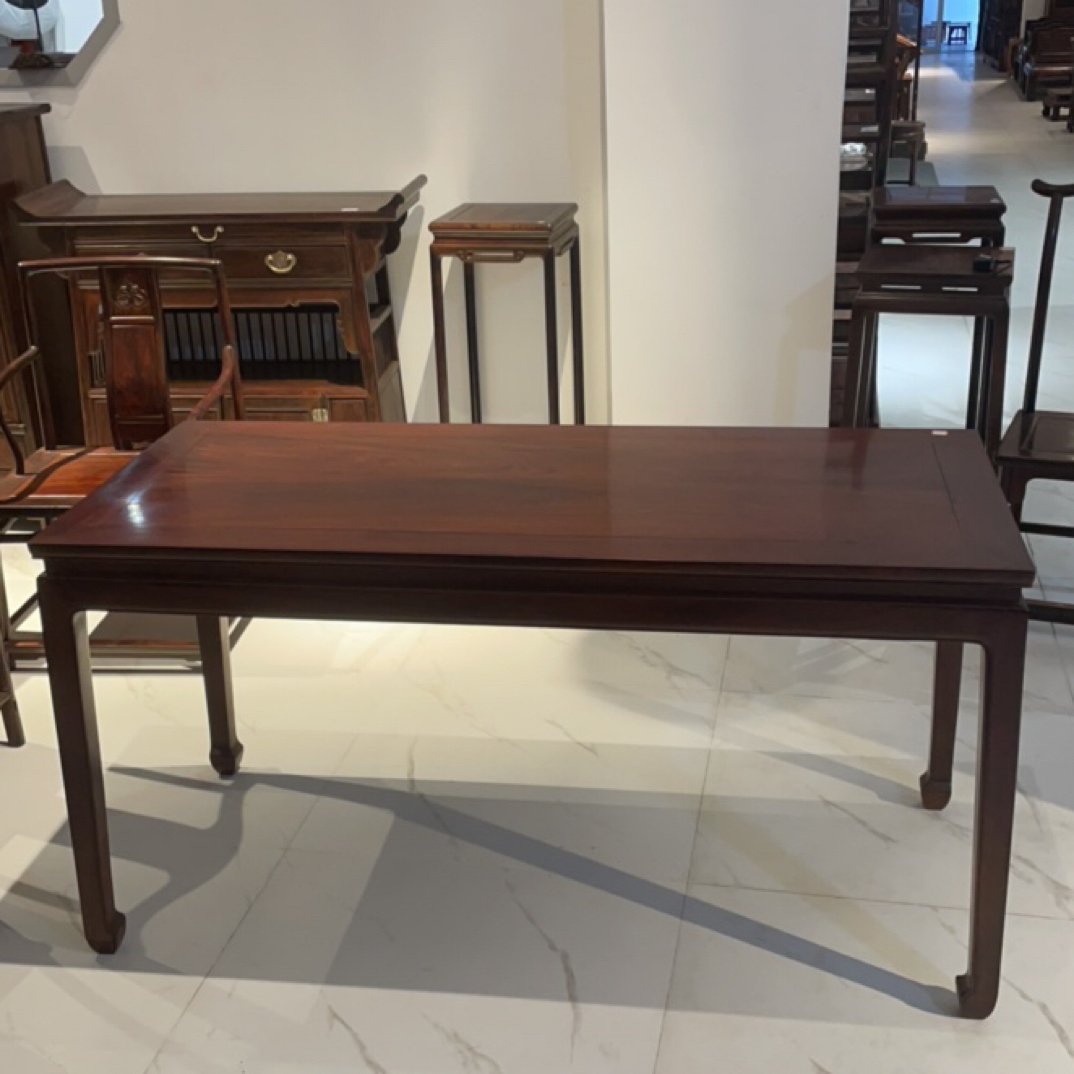 大红酸枝平头案桌1.55米