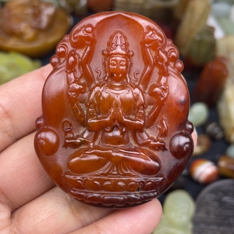 蛇纹石玉未镶嵌颈饰33