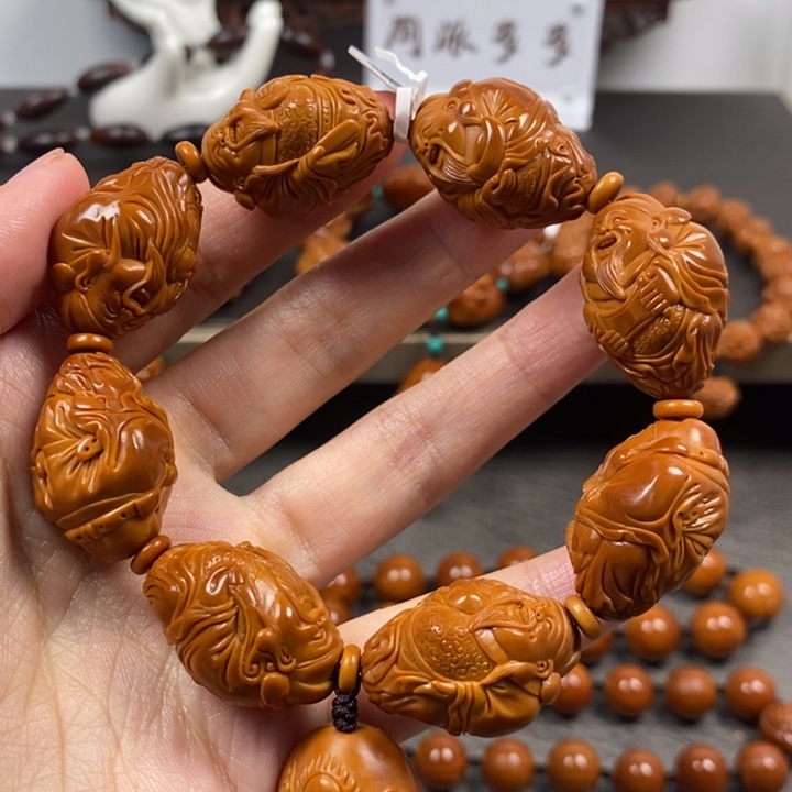 橄榄核手串/手链传统财神2.0