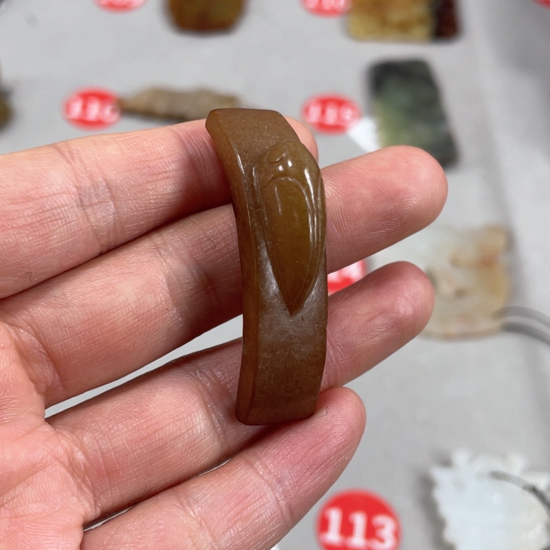 和田玉（糖玉）颈饰未镶嵌