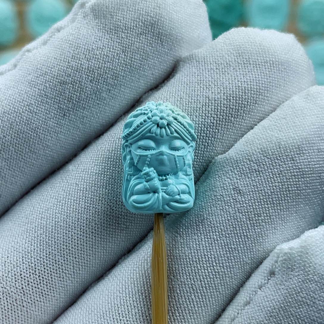 未镶嵌绿松石珠宝奇石