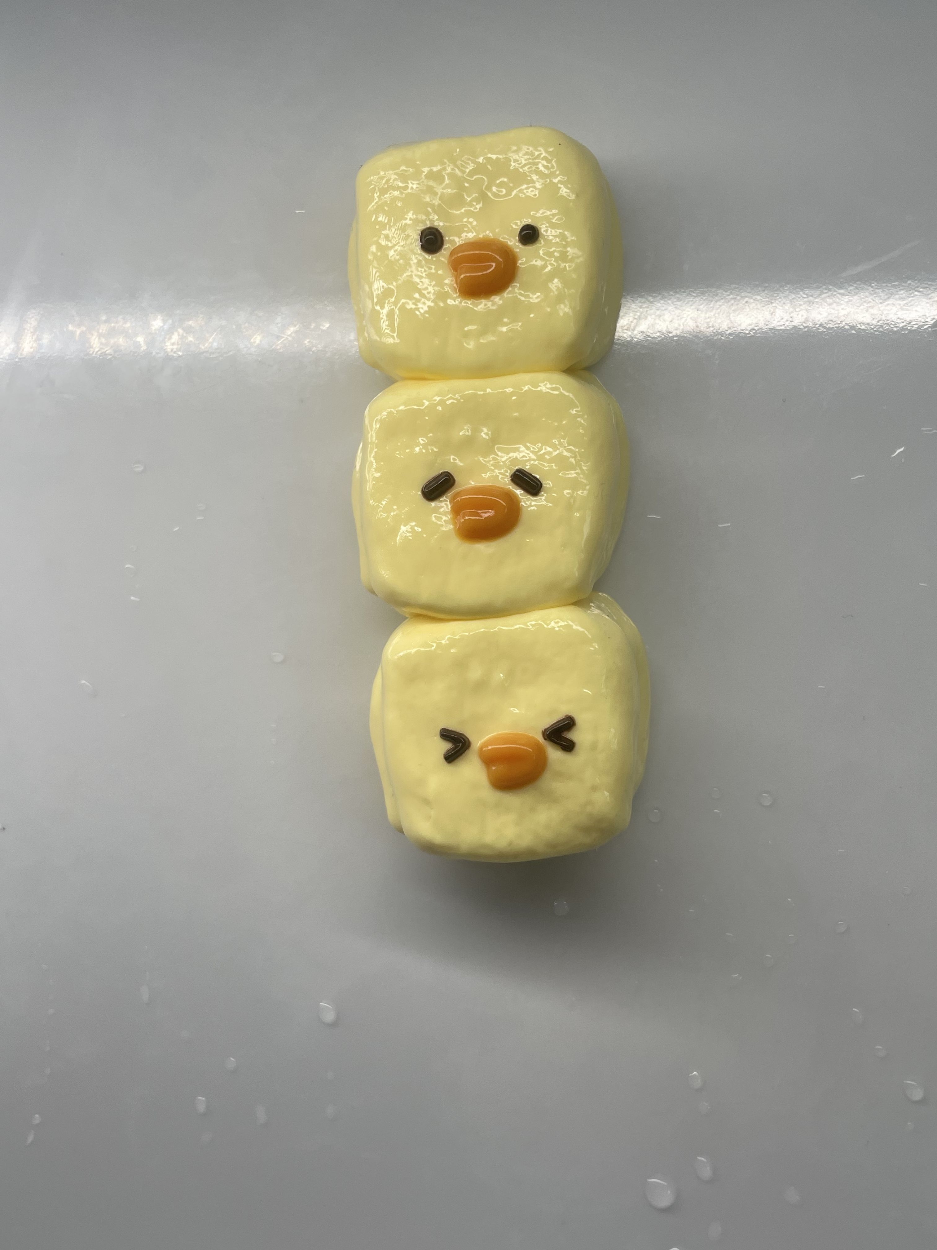 食品级硅胶纯手工制作捏捏-捏捏小鸡年糕（大瑕重瑕）