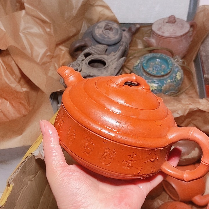 紫砂茶杯宜兴紫砂手工制作