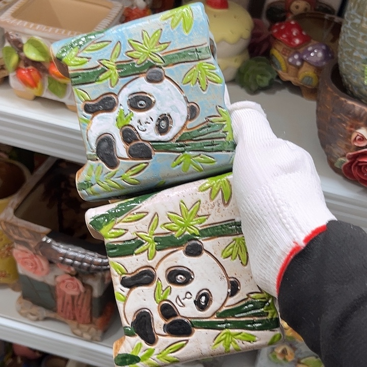 粗陶材质多肉花盆