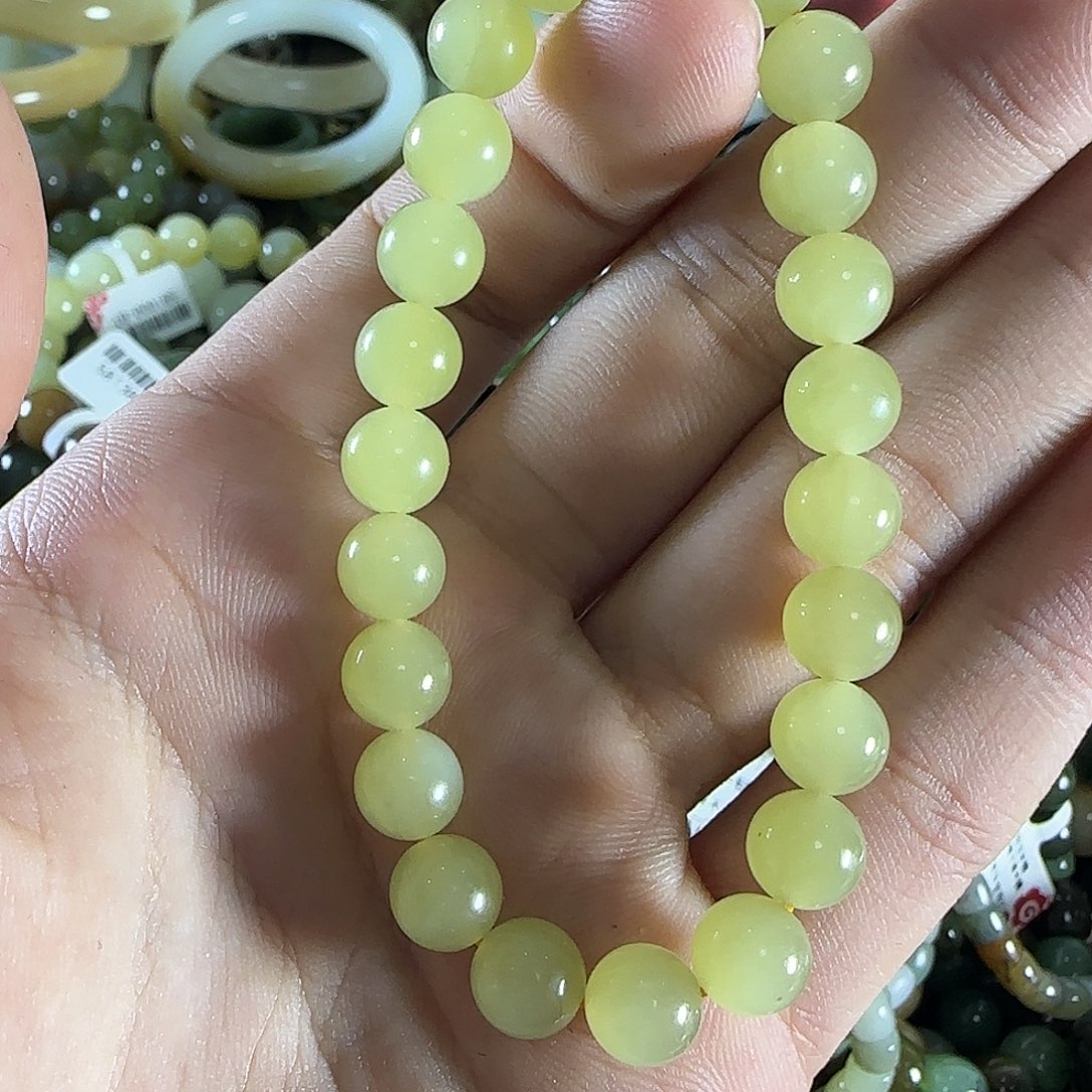 和田玉手链未镶嵌161