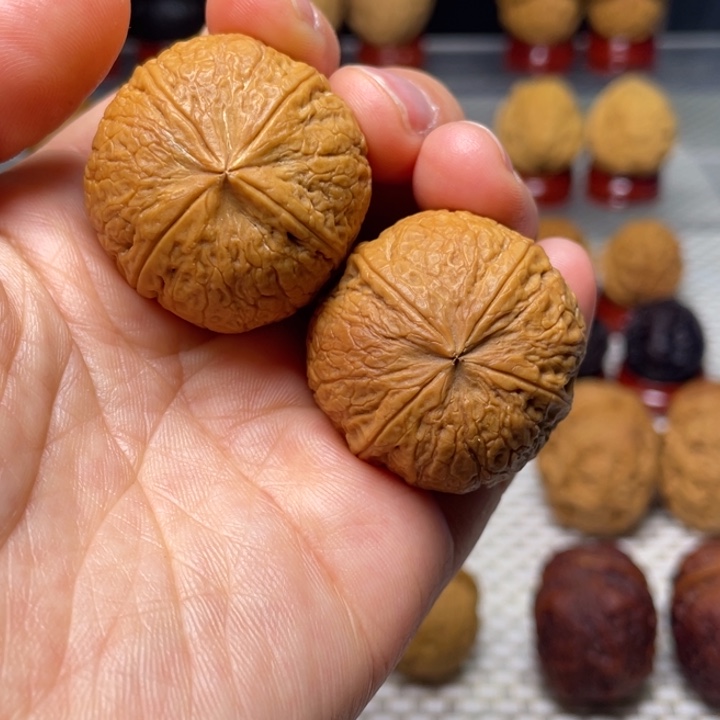 文玩核桃把件20柿饼子